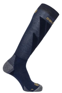 Skarpety narciarskie Salomon S/ACCESS DX+SX Dark Denim/Cumin