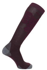 Skarpety narciarskie Salomon S/ACCESS W DX+SX Wine Tasting/Mauve Wine