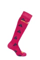 Skarpety narciarskie Salomon Team JR 2-pack Black/Pink Yarrow