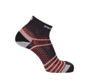 Skarpety Salomon NSO Mid Run Black / Racing Red / White