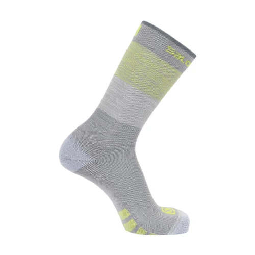 Skarpety Salomon Predict High Lunar Rock/ Safety Yellow