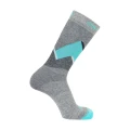 Skarpety Salomon Outline Prism 2pack Medium Grey / Pastel Turquoise