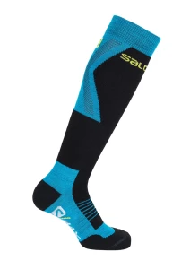 Skarpety narciarskie Salomon S/Max JR DX+SX Havaian Surf/ Black