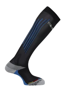 Skarpety narciarskie Salomon Winter Compression Black / Union Blue