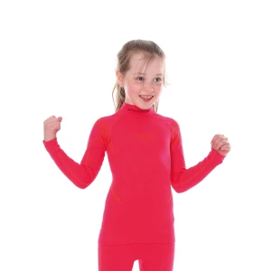 Bluza Termoaktywna Brubeck dziewczęca THERMO Junior malinowa