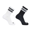 Skarpety Salomon 365 Crew 2 Pack White / Black