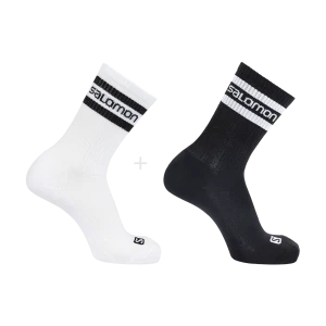 Skarpety Salomon 365 Crew 2 Pack White / Black
