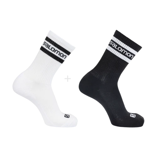 Skarpety Salomon 365 Crew 2 Pack White / Black