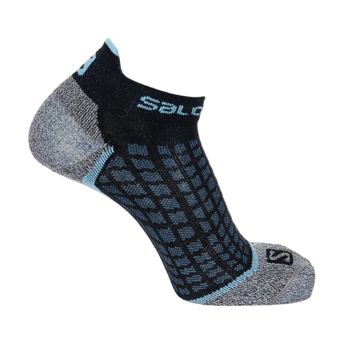 Skarpety Salomon Ultra Low Black / Blue Stone