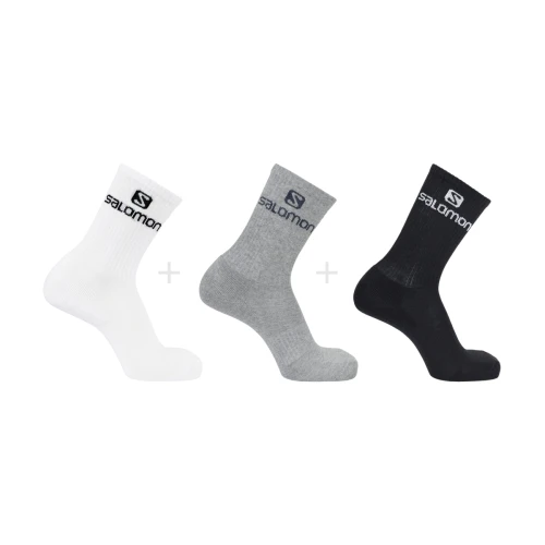 Skarpety Salomon Everyday Crew 3-Pack White / Alloy / Black