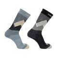 Skarpety Outline Prism 2pack Stormy Weather / Black