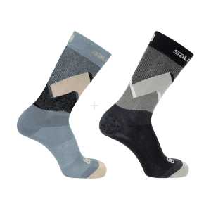 Skarpety Outline Prism 2pack Stormy Weather / Black