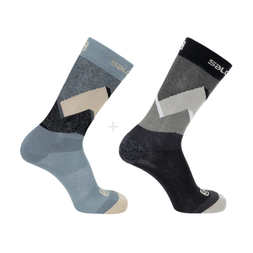 Skarpety Outline Prism 2pack Stormy Weather / Black
