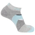 Skarpety Salomon Outline Prism Ankle 2pack Medium Grey / Pastel Turqoise