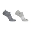 Skarpety Salomon Festival 2pack Grey Heather / Medium Grey