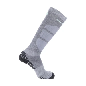 Skarpety narciarskie Salomon Comfort Silver Gray / Yucca