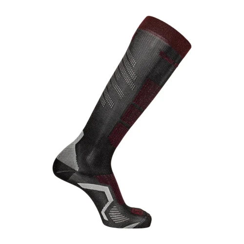 Skarpety narciarskie Salomon S/Pro Black / Winetasting