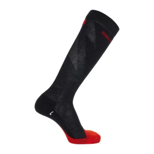 Skarpety narciarskie Salomon S/Max Black / Racing Red