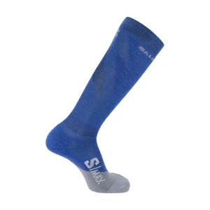 Skarpety narciarskie Salomon S/Max Nautical Blue / Alloy