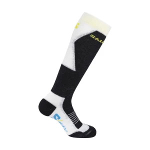 Skarpety narciarskie Salomon S/Max JR  White / Deep Black 