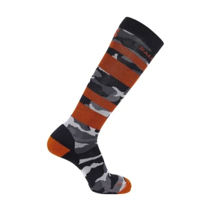 Skarpety narciarskie Salomon QST Blank Deep Black / Mid Grey
