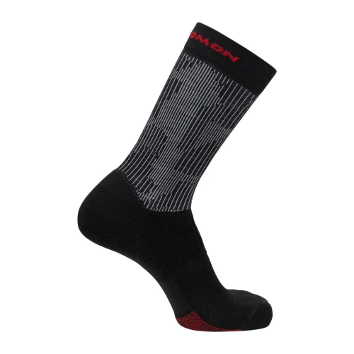 Skarpety Salomon X Ultra Crew  Deep Black / Alloy