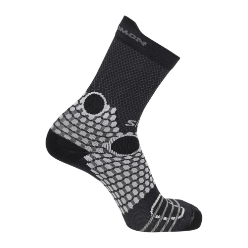 Skarpety Salomon S/Lab Ultra Crew  Black / Light Grey