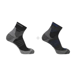 Skarpety Salomon X Ultra Access Quarter 2-Pack  Anthracite / Black