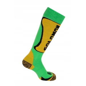 Skarpety narciarskie Salomon Kart JR Green / Black