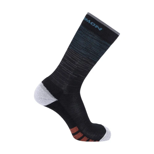 Skarpety Salomon Predict Crew  Black / Pacific