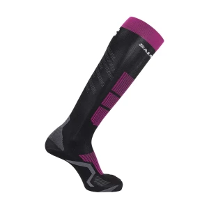 Skarpety narciarskie Salomon S/Pro Black / Very Berry