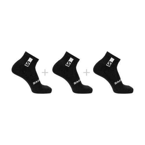 Skarpety Salomon Everyday Ankle  3-pack   Black / Black / Black