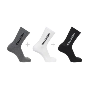 Skarpety Salomon Everyday Crew 3-pack   White / Black /  Med Gray