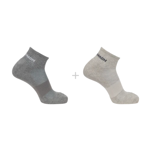 Skarpety Salomon Evasion Ankle  2 - Pack  Light Grey