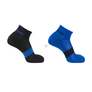 Skarpety Salomon Evasion Ankle  2 - Pack  Nautical Blue / Black