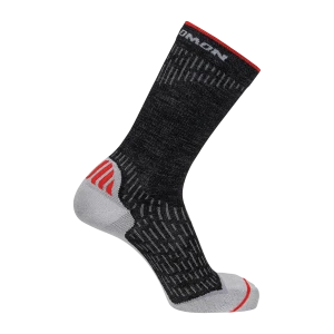 Skarpety Salomon Ultra Crew  Black / Alloy