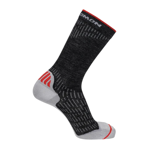 Skarpety Salomon Ultra Crew  Black / Alloy