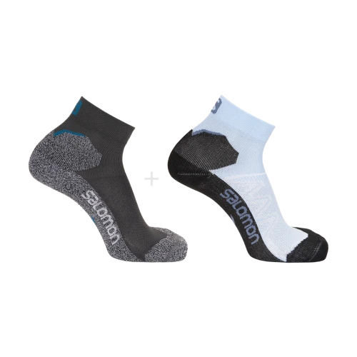 Skarpety Salomon Speedcross Ankle 2pack Quite Shade / Crystal Blue