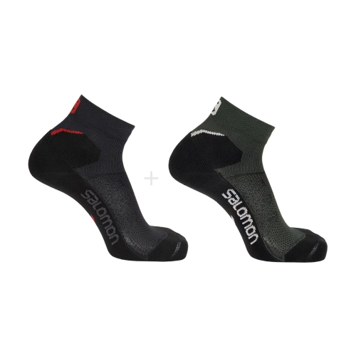 Skarpety Salomon Speedcross Ankle 2pack Ebony / Ponderosa Pine