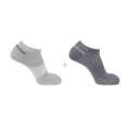 Skarpety Salomon Festival 2pack Light Grey