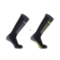 Skarpety narciarskie Salomon S/ACCESS  2Pack Deep Black /  Ebony