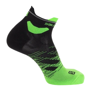 Skarpety Salomon Predict Ankle  Ebony / Green Gecko