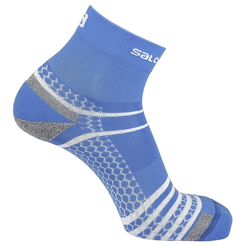 Skarpety Salomon NSO PRO MID DX + SX Transcend Blue/White