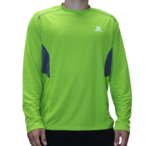 Koszulka Salomon Trail Runner LS Tee Organic Green