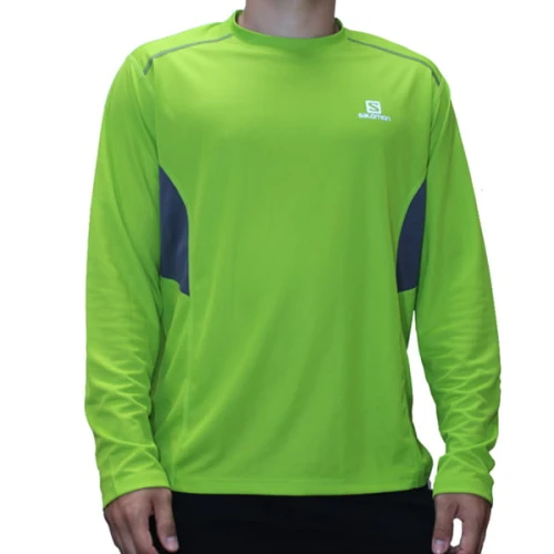 Koszulka Salomon Trail Runner LS Tee Organic Green