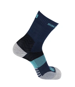 Skarpety Salomon Outpath Mid Medieval Blue/ Blue Curacao 
